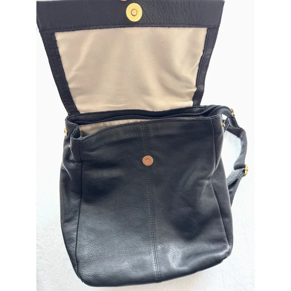 American Leather Co Liberty Black Leather Backpack Bag Purse‎ Classic